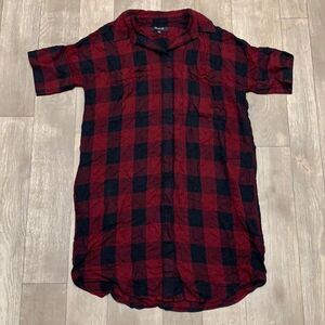 ‎Womens Madewell Button Up Shirt Dress
